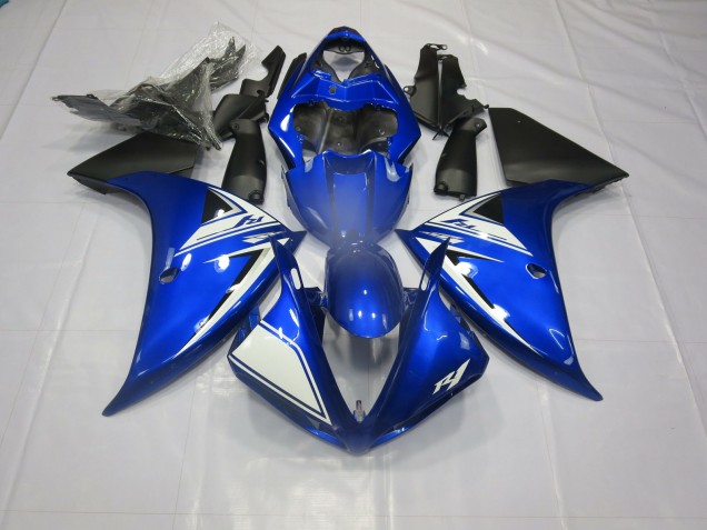 Azul & Negro 12-14 Yamaha R1 Carenado