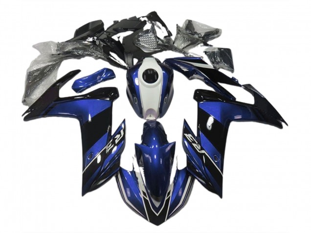 Azul & Negro Brillante 15-18 Yamaha R3 Carenado