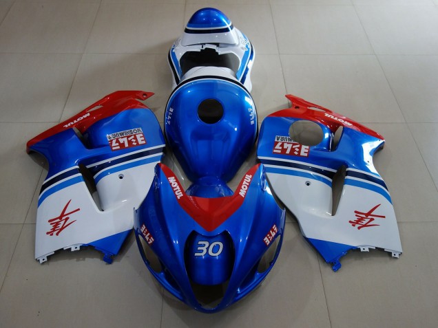 Azul Océano & Logotipos 97-07 Suzuki GSXR 1300 Carenado Azul Océano & Logotipos 97-07 Suzuki GSXR 1300 Carenado
