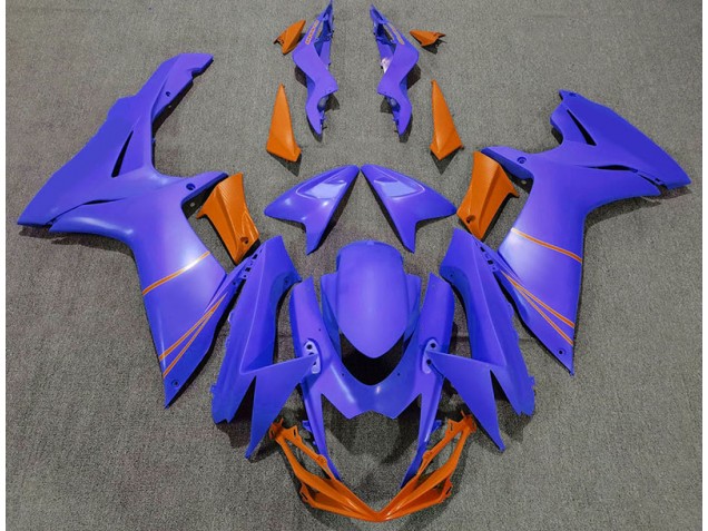 Azul Océano Mate & Naranja 11-24 Suzuki GSXR 600-750 Carenado Azul Océano Mate & Naranja 11-24 Suzuki GSXR 600-750 Carenado