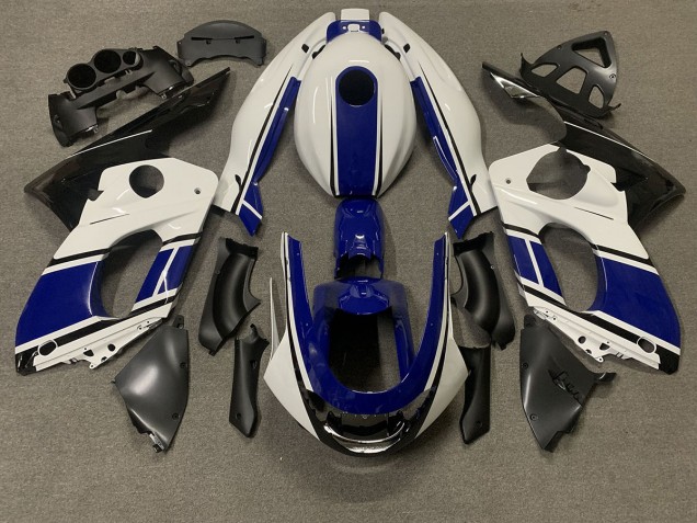 Azul Oscuro & Blanco 98-07 Yamaha YZF600 Carenado Azul Oscuro & Blanco 98-07 Yamaha YZF600 Carenado