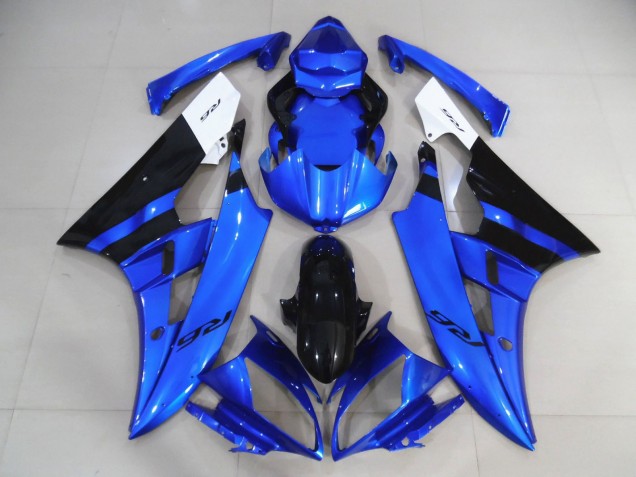 Azul Personalizado 06-07 Yamaha R6 Carenado Azul Personalizado 06-07 Yamaha R6 Carenado