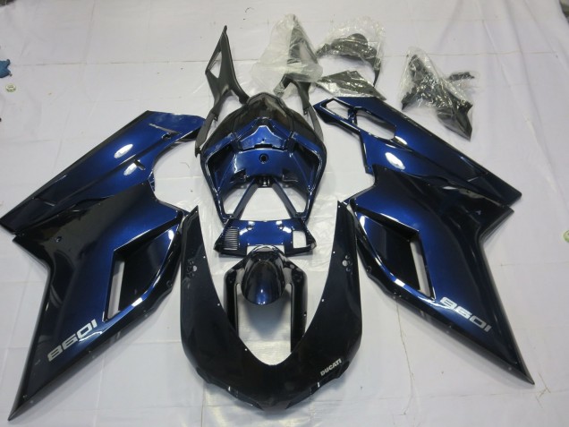 Azul Profundo 07-14 Ducati 848 1098 1198 Carenado Azul Profundo 07-14 Ducati 848 1098 1198 Carenado