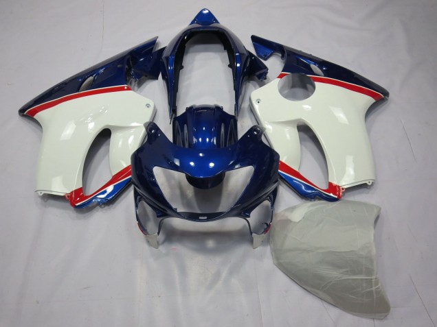 Azul Profundo Blanco & Rojo 99-00 Honda CBR600 F4 Carenado Azul Profundo Blanco & Rojo 99-00 Honda CBR600 F4 Carenado