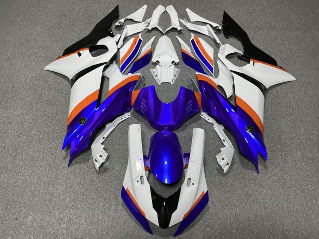 Azul Profundo & Naranja 17-21 Yamaha R6 Carenado Azul Profundo & Naranja 17-21 Yamaha R6 Carenado