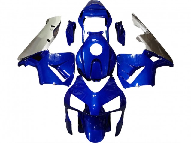 Azul Profundo & Plata 03-04 Honda CBR600RR Carenado