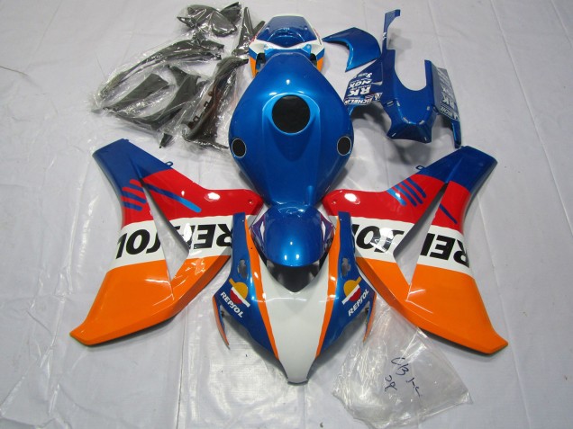 Azul Repsol & Rojo 08-11 Honda CBR1000RR Carenado Azul Repsol & Rojo 08-11 Honda CBR1000RR Carenado
