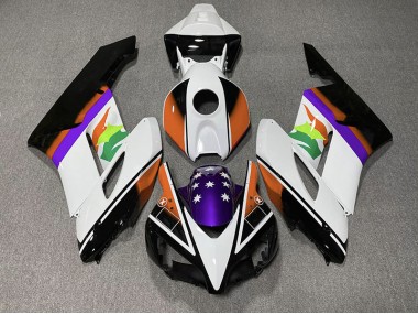 Bandera Naranja & Morada 04-05 Honda CBR1000RR Carenado