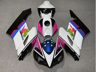 Bandera Rosa & Azul 04-05 Honda CBR1000RR Carenado