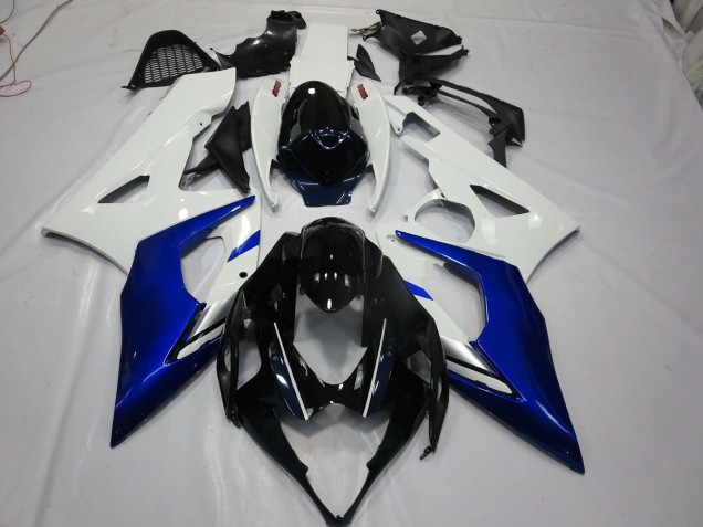 Blanco & Azul 05-06 Suzuki GSXR 1000 Carenado Blanco & Azul 05-06 Suzuki GSXR 1000 Carenado
