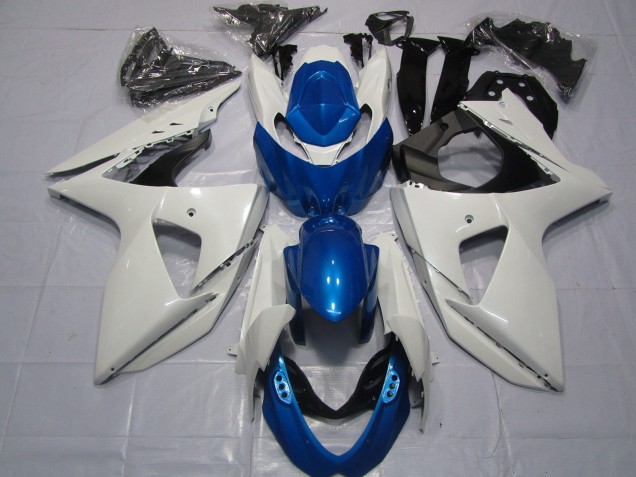 Blanco & Azul 09-16 Suzuki GSXR 1000 Carenado Blanco & Azul 09-16 Suzuki GSXR 1000 Carenado