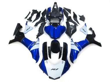 Blanco & Azul 15-19 Yamaha R1 Carenado