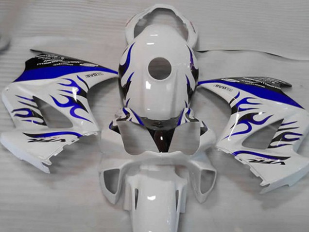Blanco Azul Llama 02-12 Honda VFR800 Carenado Blanco Azul Llama 02-12 Honda VFR800 Carenado