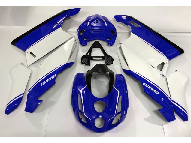 Blanco Azul & Negro 03-04 Ducati 749 999 Carenado Blanco Azul & Negro 03-04 Ducati 749 999 Carenado