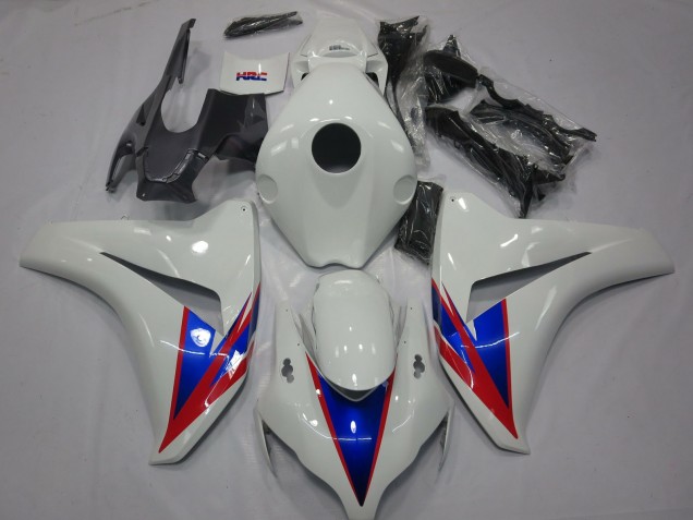 Blanco Azul Rojo 08-11 Honda CBR1000RR Carenado Blanco Azul Rojo 08-11 Honda CBR1000RR Carenado