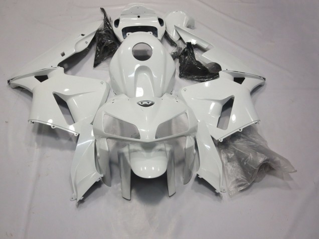 Blanco Brillante 05-06 Honda CBR600RR Carenado Blanco Brillante 05-06 Honda CBR600RR Carenado