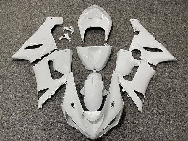 Blanco Brillante 05-06 Kawasaki ZX6R Carenado Blanco Brillante 05-06 Kawasaki ZX6R Carenado