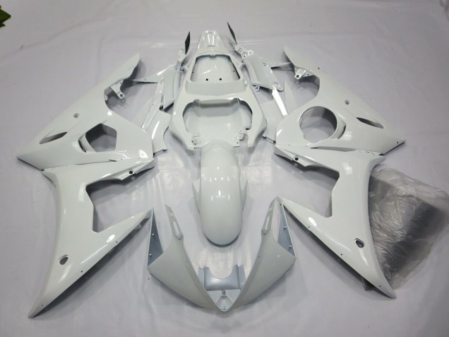 Blanco Brillante 05 Yamaha R6 Carenado Blanco Brillante 05 Yamaha R6 Carenado