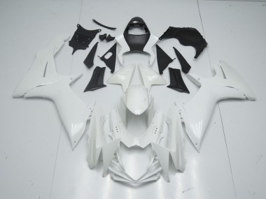 Blanco Brillante 09-16 Suzuki GSXR 1000 Carenado
