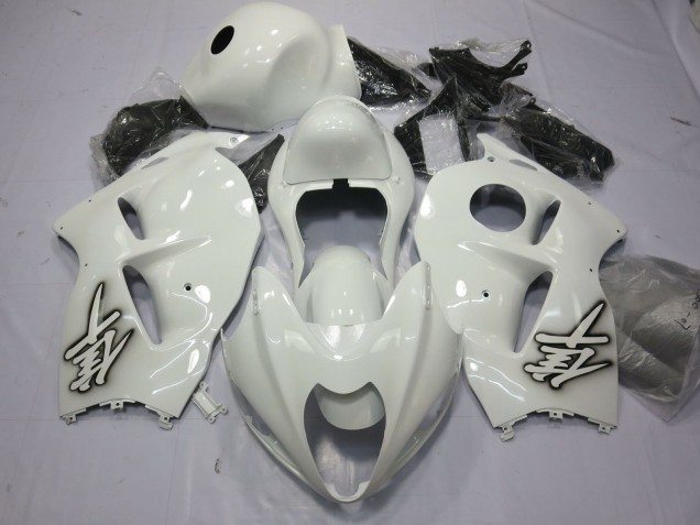 Blanco Brillante 97-07 Suzuki GSXR 1300 Carenado Blanco Brillante 97-07 Suzuki GSXR 1300 Carenado