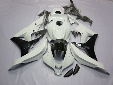 Blanco Brillante & Negro 07-08 Honda CBR600RR Carenado