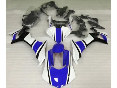 Blanco Brillo Azul & Negro 15-19 Yamaha R1 Carenado