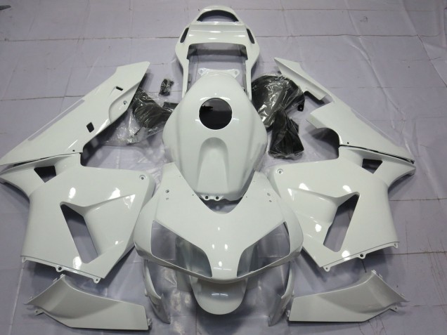 Blanco Brillo Liso 03-04 Honda CBR600RR Carenado Blanco Brillo Liso 03-04 Honda CBR600RR Carenado