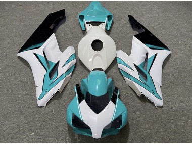 Blanco Cian & Negro Brillante 04-05 Honda CBR1000RR Carenado