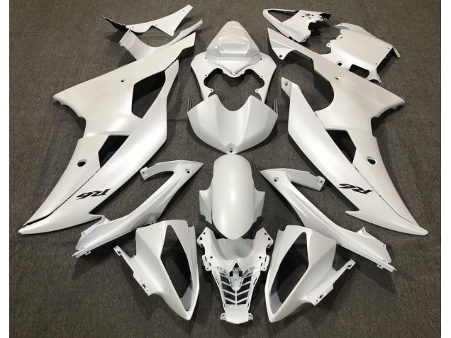 Blanco Mate 08-16 Yamaha R6 Carenado Blanco Mate 08-16 Yamaha R6 Carenado
