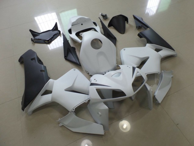 Blanco Mate & Negro 05-06 Honda CBR600RR Carenado Blanco Mate & Negro 05-06 Honda CBR600RR Carenado