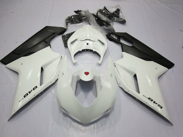 Blanco & Negro 848 07-14 Ducati 848 1098 1198 Carenado Blanco & Negro 848 07-14 Ducati 848 1098 1198 Carenado