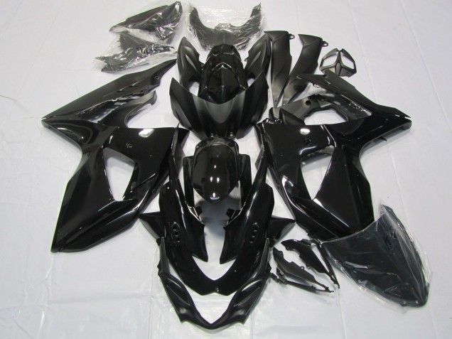 Blanco Negro & Azul 09-16 Suzuki GSXR 1000 Carenado Blanco Negro & Azul 09-16 Suzuki GSXR 1000 Carenado
