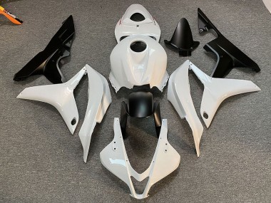 Blanco & Negro Limpios 07-08 Honda CBR600RR Carenado