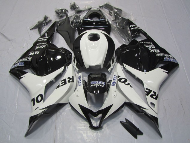 Blanco & Negro Repsol 09-12 Honda CBR600RR Carenado Blanco & Negro Repsol 09-12 Honda CBR600RR Carenado