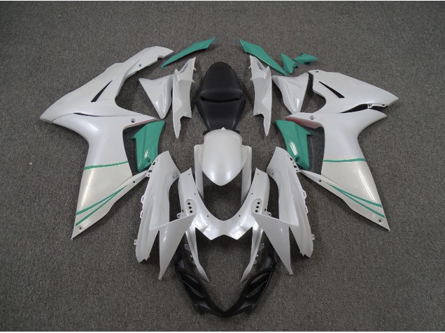 Blanco Perla & Azul T 11-24 Suzuki GSXR 600-750 Carenado Blanco Perla & Azul T 11-24 Suzuki GSXR 600-750 Carenado