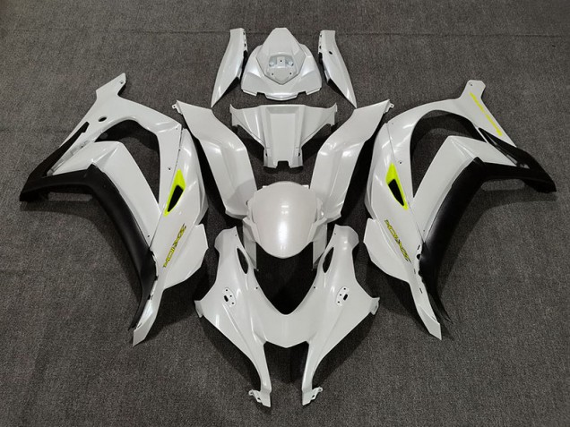 Blanco Perla Intenso 16-19 Kawasaki ZX10R Carenado Blanco Perla Intenso 16-19 Kawasaki ZX10R Carenado