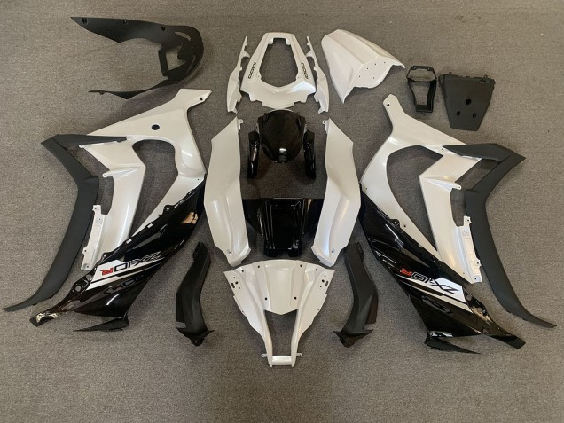 Blanco Perla & Negro 11-15 Kawasaki ZX10R Carenado Blanco Perla & Negro 11-15 Kawasaki ZX10R Carenado