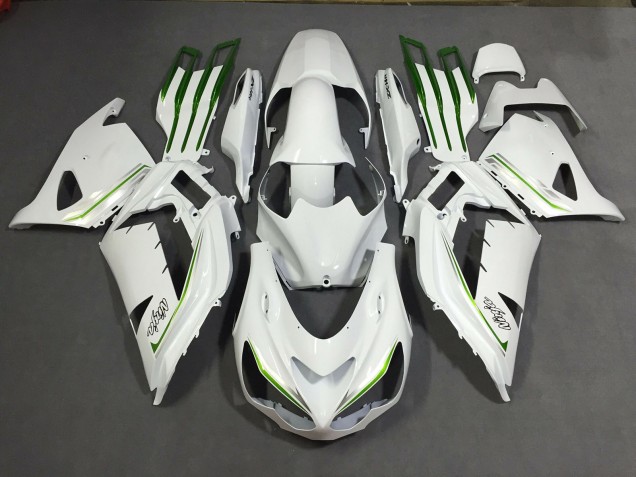 Blanco Perla Personalizado 12-21 Kawasaki ZX14R Carenado Blanco Perla Personalizado 12-21 Kawasaki ZX14R Carenado