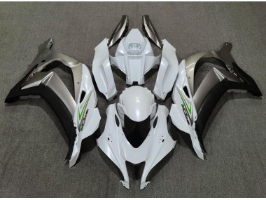 Blanco Perla & Plata 16-19 Kawasaki ZX10R Carenado
