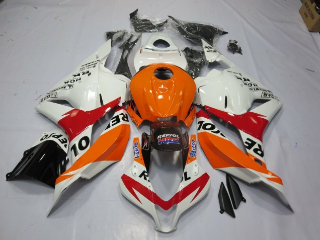 Blanco Repsol 09-12 Honda CBR600RR Carenado Blanco Repsol 09-12 Honda CBR600RR Carenado