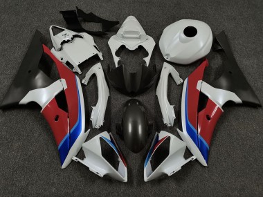 Blanco Rojo & Azul 08-16 Yamaha R6 Carenado