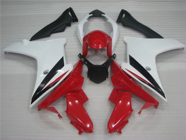 Blanco Rojo & Negro 11-12 Honda CBR600F Carenado