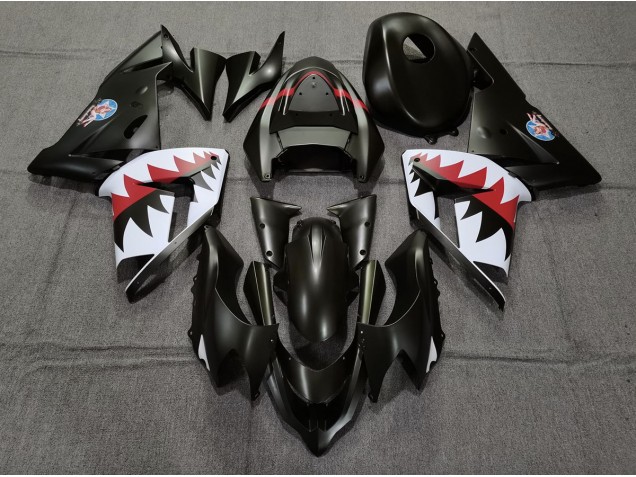 Bombardero Betty Negro Mate 04-05 Kawasaki ZX10R Carenado Bombardero Betty Negro Mate 04-05 Kawasaki ZX10R Carenado