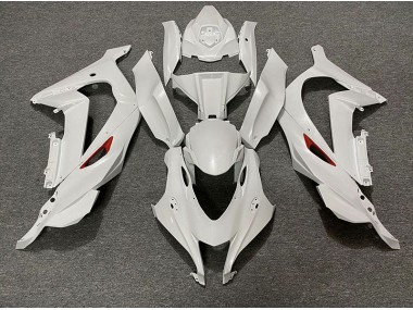 Borde Rojo Blanco Perla 16-19 Kawasaki ZX10R Carenado