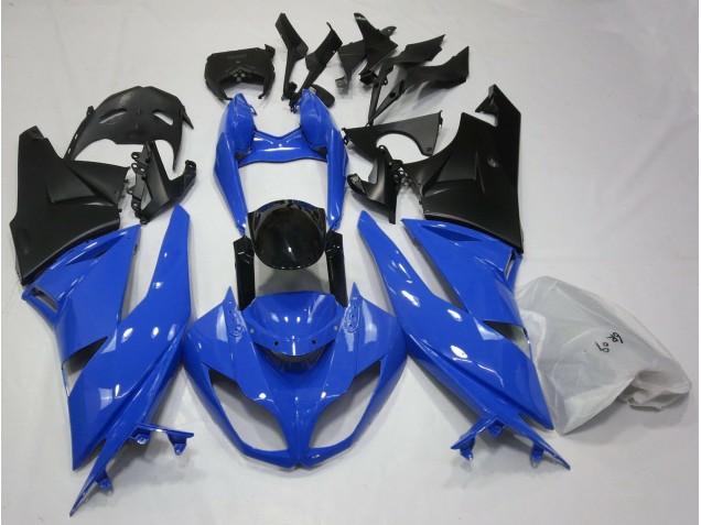 Brillante Azul & Negro 09-12 Kawasaki ZX6R Carenado Brillante Azul & Negro 09-12 Kawasaki ZX6R Carenado