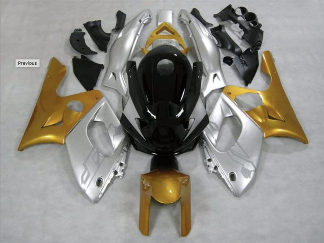 Brillo Dorado & Plateado 98-07 Yamaha YZF600 Carenado Brillo Dorado & Plateado 98-07 Yamaha YZF600 Carenado