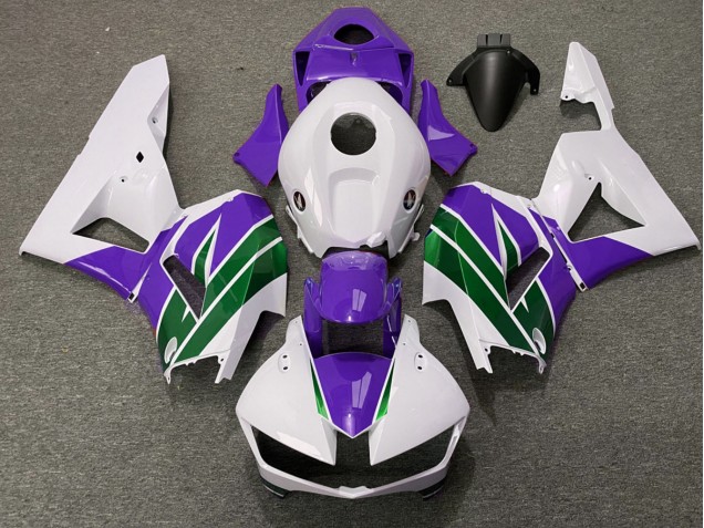 Brillo Morado & Verde 13-23 Honda CBR600RR Carenado Brillo Morado & Verde 13-23 Honda CBR600RR Carenado