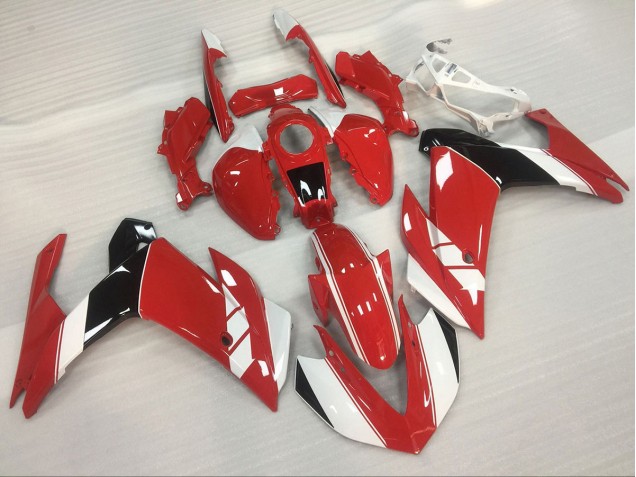Brillo Rojo & Blanco 15-18 Yamaha R3 Carenado Brillo Rojo & Blanco 15-18 Yamaha R3 Carenado