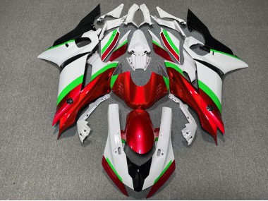 Brillo Rojo & Verde 17-21 Yamaha R6 Carenado