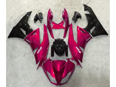 Brillo Rojo Vibrante 09-12 Kawasaki ZX6R Carenado